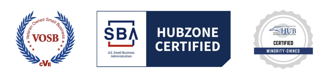 Three Certification logos